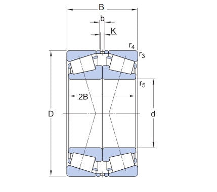 SKF 31317/DF kullager