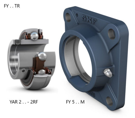 SKF FY 35 TR flänsad lagerenhet