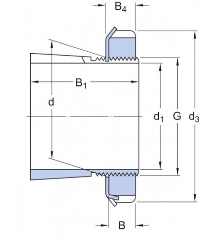 SKF HA 211 monteringshylsa