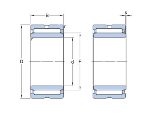 SKF NA 4824 nållager