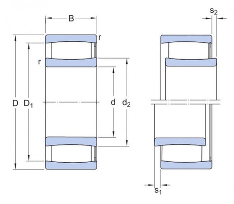 SKF C 2206 V kullager