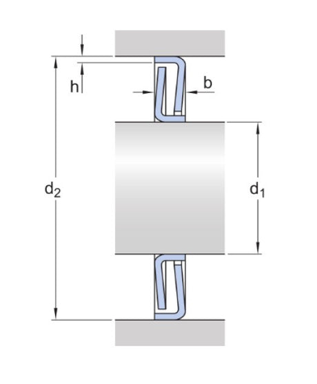 SKF Z 004 tätande bricka
