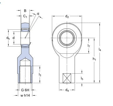 SKF SIL 17 C ledad koppling