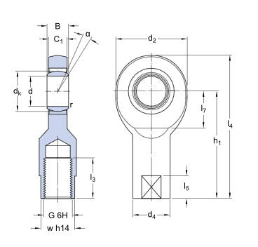 SKF SIL 12 E ledad koppling