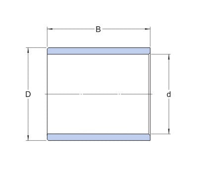 SKF PPM 303430 polyamidslidlager med PTFE