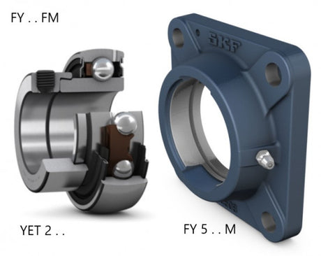 SKF FY 15 FM flänsad lagerenhet