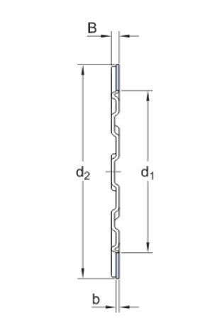 SKF ZW 65x72 spärrbricka