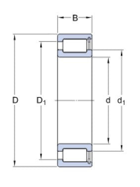 SKF NCF 2952 CV kullager