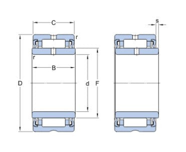 SKF NA 4900.2RS nållager