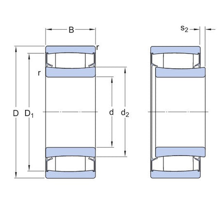 SKF C 6912-2NSV/C3 toroidiskt kullager CARB